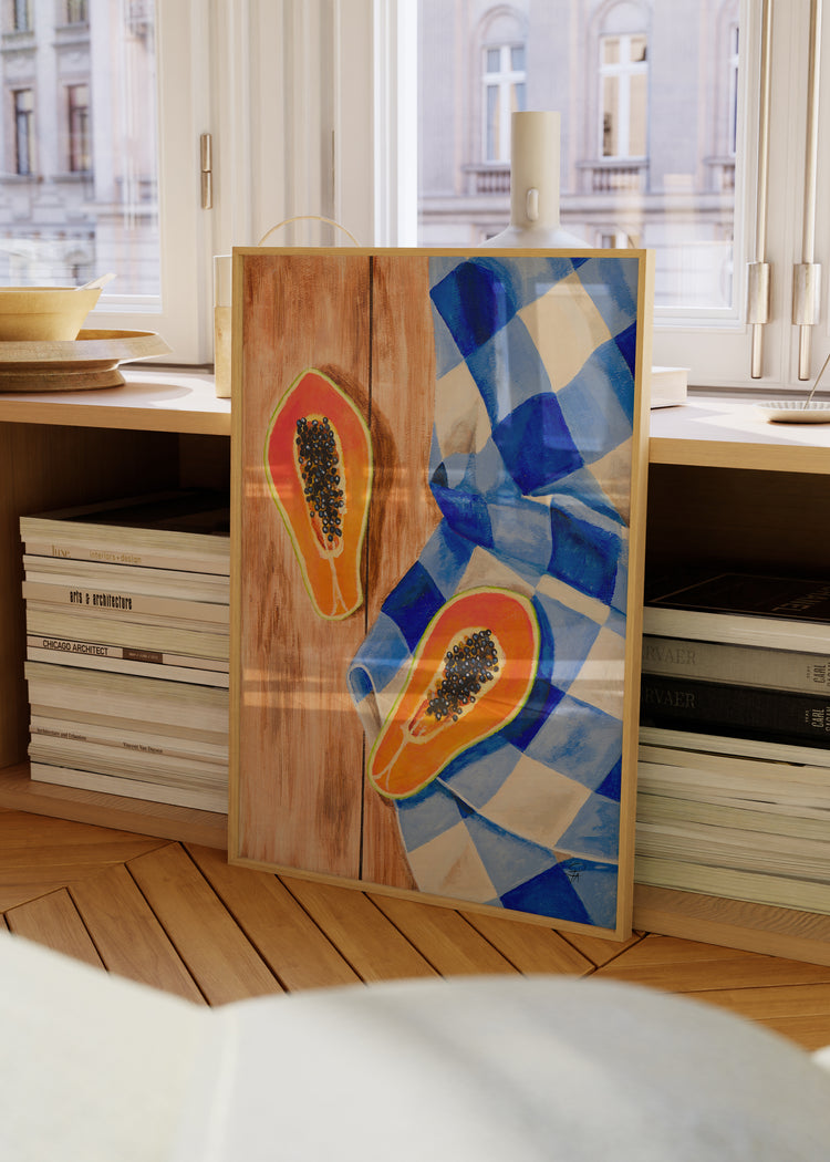 Papaya Pair | Art Print