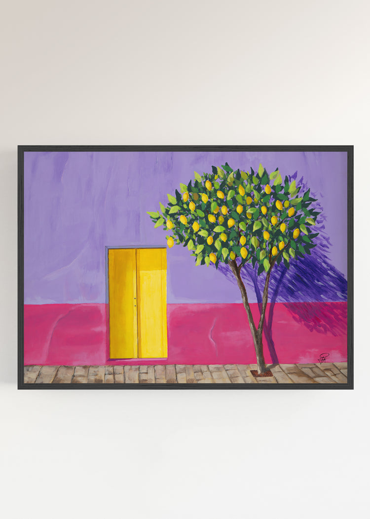 Pared rosa | Impresión artística