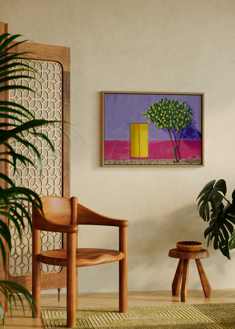 Pared rosa | Impresión artística