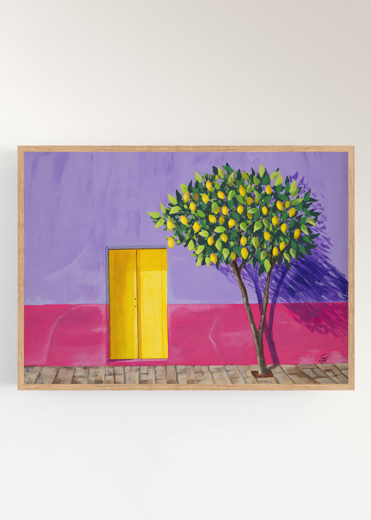 Pared rosa | Impresión artística