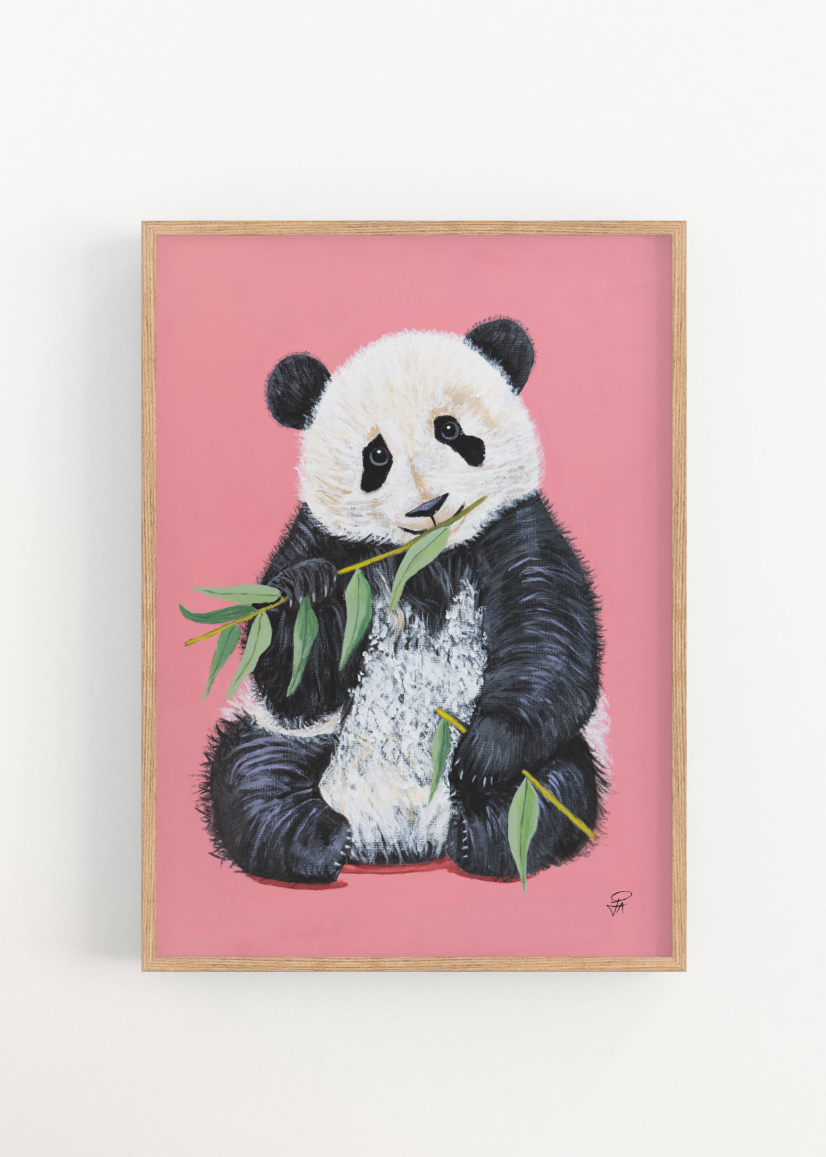 BaoBaoPanda-WoodFrame-5x7-