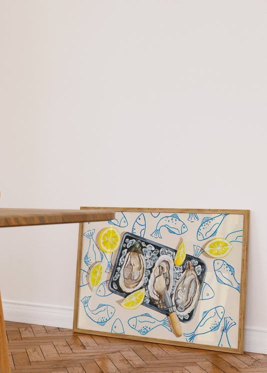 Alergia a las ostras | Impresión artística